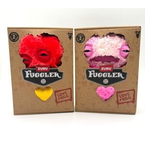 2026 Set of 2 Fuggler Love Fugg Series 2 Valentine's Day Funny Ugly Monsters NEW